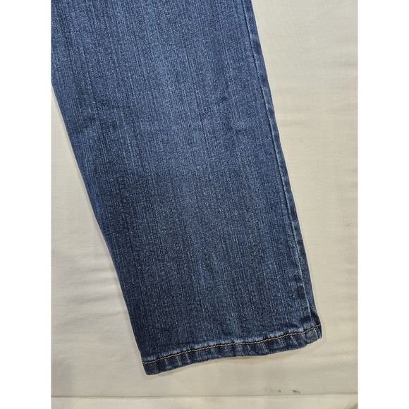 Lane Bryant Womens Jeans Size 16 Petite Simply Straight Mid Rise Medium Wash - Picture 15 of 16